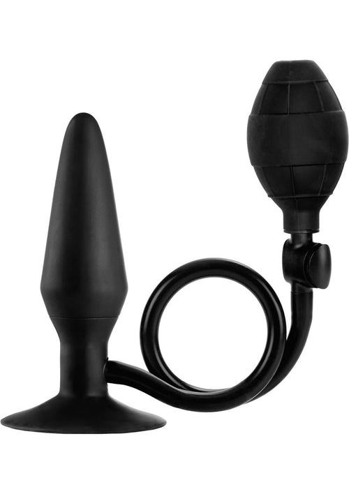 Load image 1 in gallery view. Booty Call Silicone Booty Pumper Butt Plug - Black - Medium