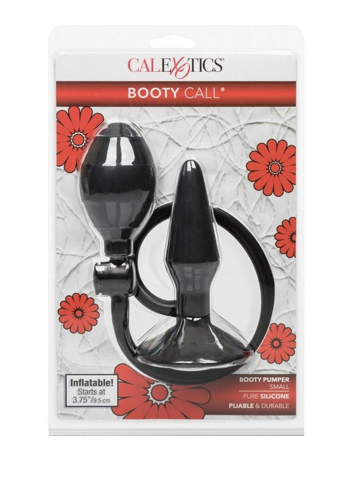 Load image 1 in gallery view. Booty Call Silicone Booty Pumper Butt Plug - Black - Small