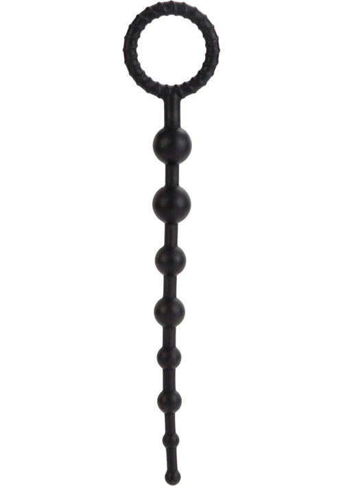 Load image 1 in gallery view. Booty Call X-10 Silicone Anal Beads - Black