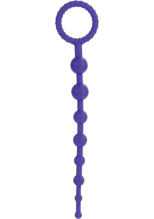 Load image 1 in gallery view. Booty Call X-10 Silicone Anal Beads - Purple