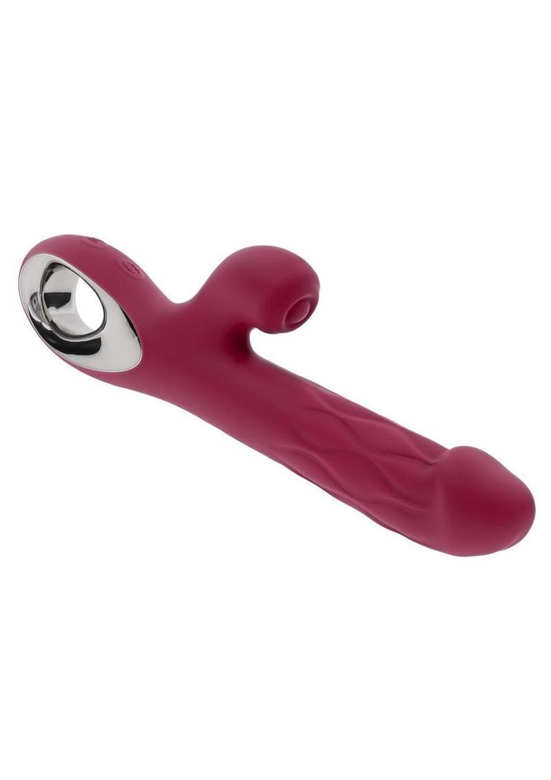 Bursting with Pleasure Rechargeable Silicone Dual Rabbit Vibrator Evolved