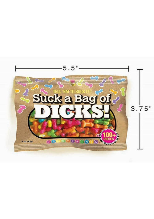 Load image 1 in gallery view. Candyprints Suck A Bag Of Dicks - 3oz - 100 Per Bag/Bag