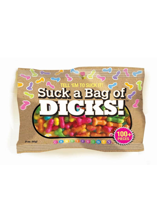 Load image 1 in gallery view. Candyprints Suck A Bag Of Dicks - 3oz - 100 Per Bag/Bag