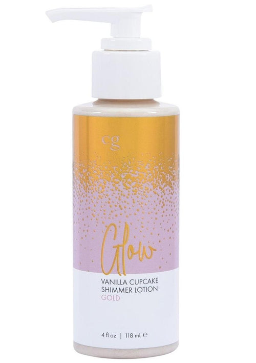 Load image 1 in gallery view. CG Glow Vanilla Cupcake Fragranced Shimmer Lotion - Gold
