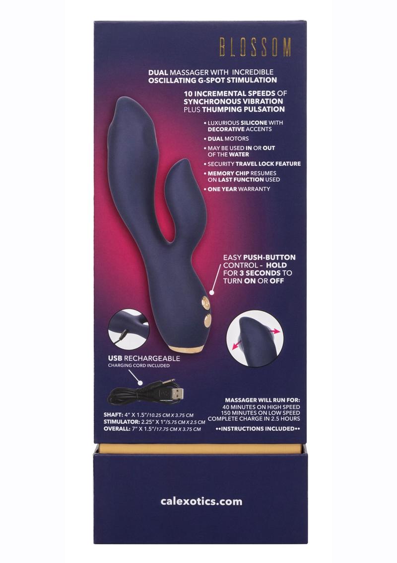Chic Blossom Rechargeable Silicone Rabbit Vibrator Chic