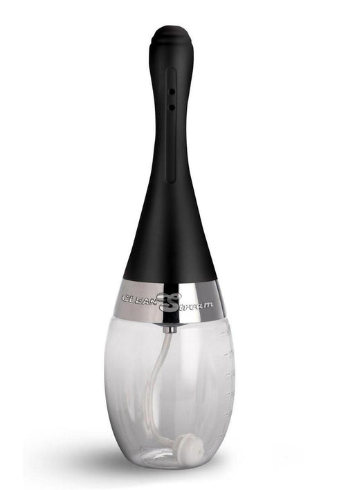 Load image 1 in gallery view. Cleanstream Automatic Rechargeable Silicone Bulb with 5 Jet Nozzle - Black/Clear