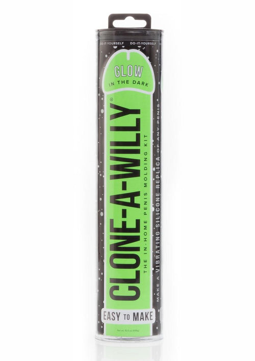 Load image 1 in gallery view. Clone-A-Willy Silicone Dildo Molding Kit with Vibrator - Glow In The Dark/Green