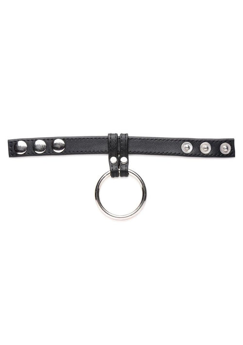 Load image 1 in gallery view. Cock Gear Leather and Steel Cock and Ball Ring Strict Leather