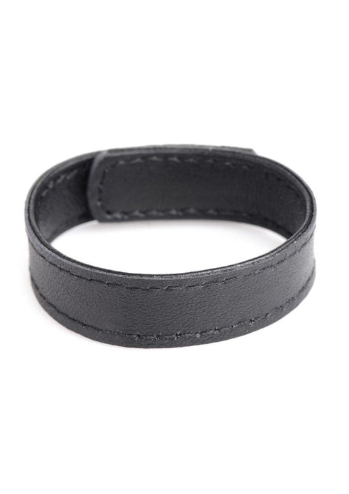 Load image 1 in gallery view. Cock Gear Velcro Leather Cock Ring - Black