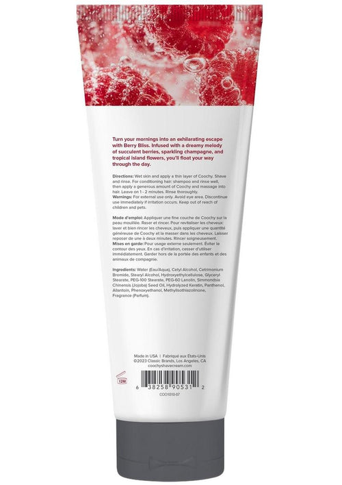 Load image 1 in gallery view. Coochy Berry Bliss Shave - Cream - 7.2oz