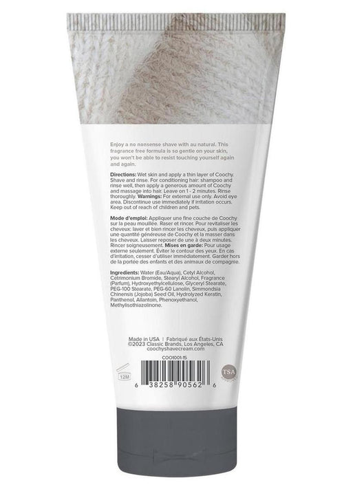 Load image 1 in gallery view. Coochy Shave Cream Au Natural .5oz Sampler Tube