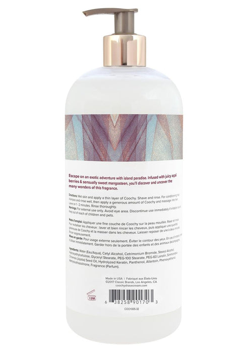 Load image 1 in gallery view. Coochy Shave Cream Island Paradise - 32oz