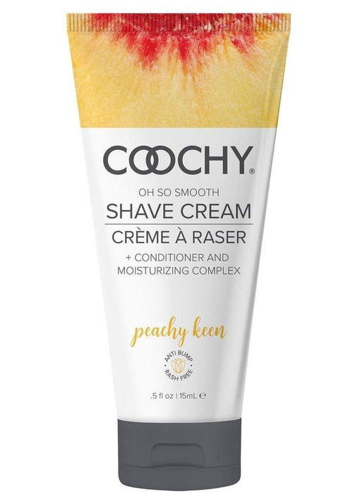 Load image 1 in gallery view. Coochy Shave Cream Peachy Keen .5oz Sampler Tube
