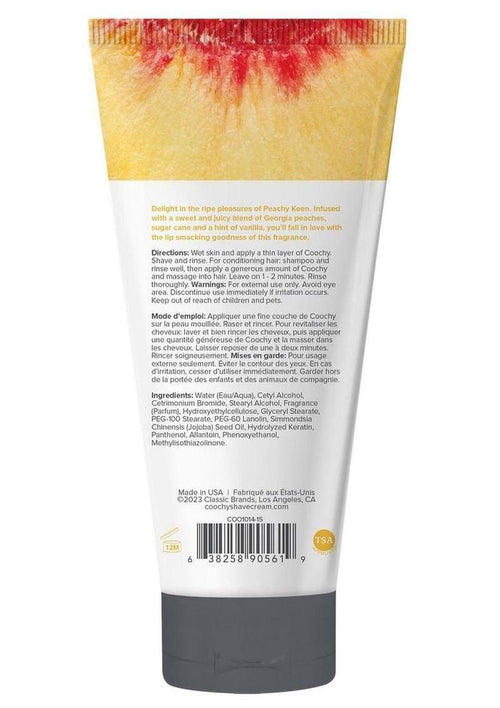Load image 1 in gallery view. Coochy Shave Cream Peachy Keen .5oz Sampler Tube