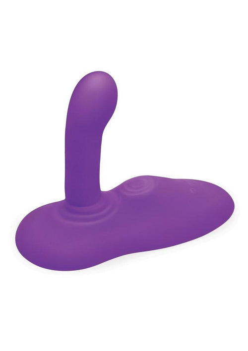 Load image 1 in gallery view. Cowgirl Rodeo Rider Silicone Rechargeable G-Spot Thrusting Grinding and Tapping Dildo - Purple