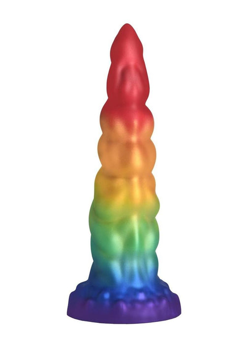 Load image 1 in gallery view. Creature Cocks Magic Rider Unicorn Silicone Dildo - Multicolor/Rainbow