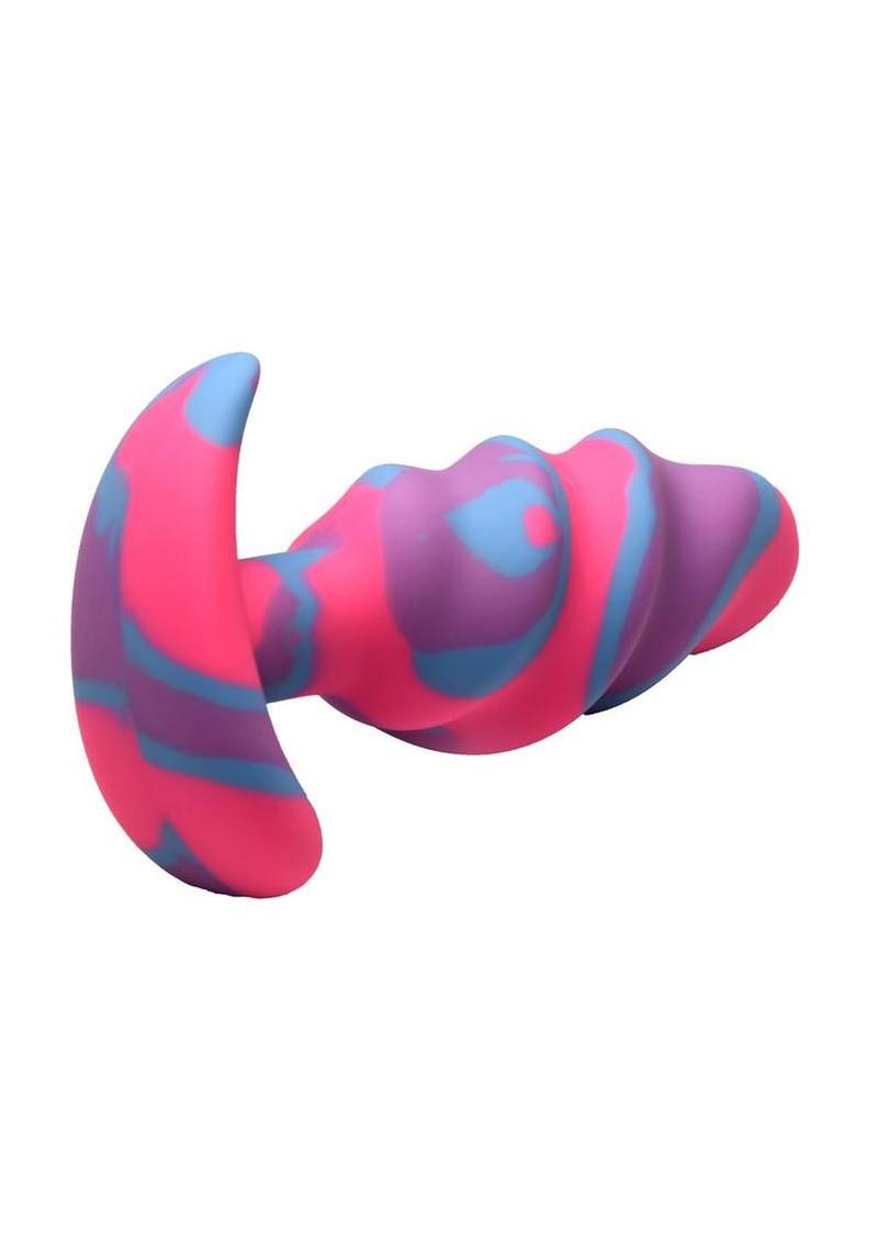 Creature Cocks Unicorn Swirl Silicone Butt Plug Creature Cocks