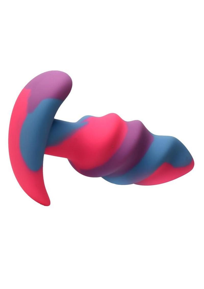 Creature Cocks Unicorn Swirl Silicone Butt Plug Creature Cocks