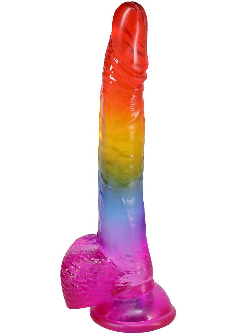Crystal Jellies Realistic Dildo with Balls Crystal Jellies