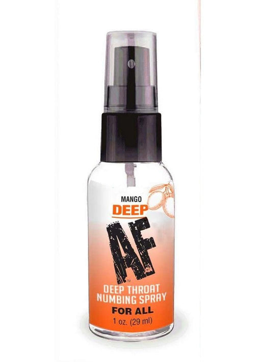 Load image 1 in gallery view. Deep AF Deep Throat Numbing Spray 1oz - Mango