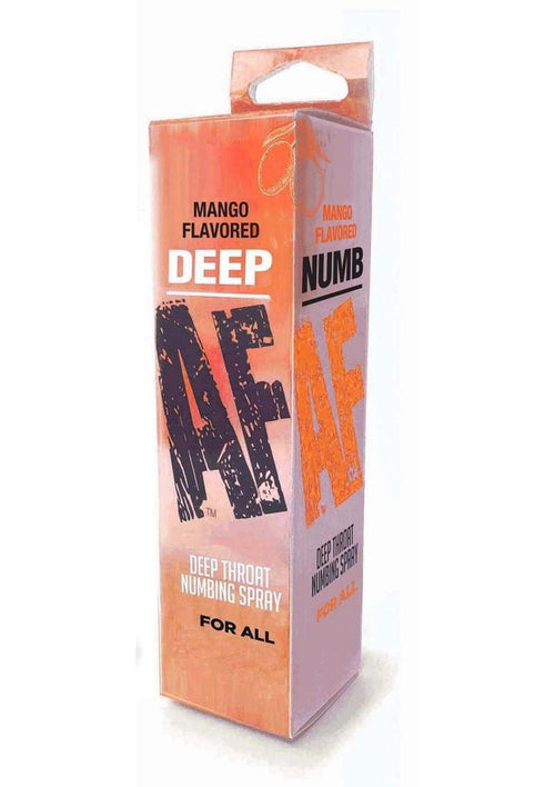 Load image 1 in gallery view. Deep AF Deep Throat Numbing Spray 1oz - Mango