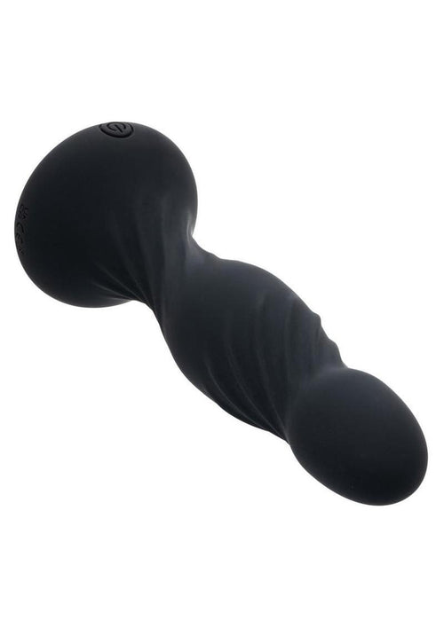 Load image 1 in gallery view. Deep Stud Rechargeable Silicone Reverberating Probe - Black