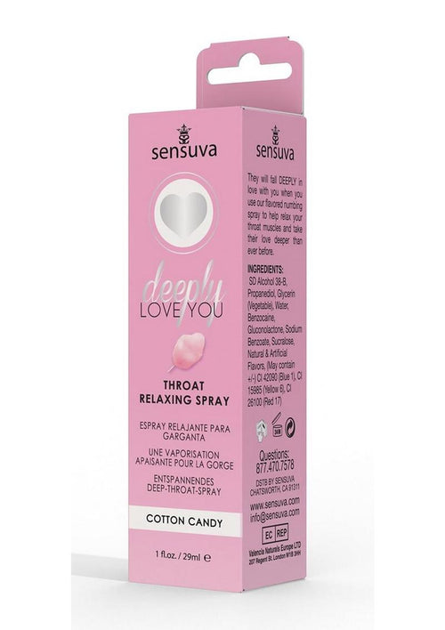 Load image 1 in gallery view. Deeply Love You Throat Relaxing Spray Cotton Candy - 1oz