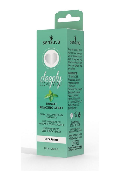 Load image 1 in gallery view. Deeply Love You Throat Relaxing Spray Spearmint - 1oz
