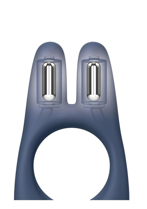 Load image 1 in gallery view. Deimos Rechargeable Silicone Dual Vibe Cock Ring - Its Cassidy Bybee