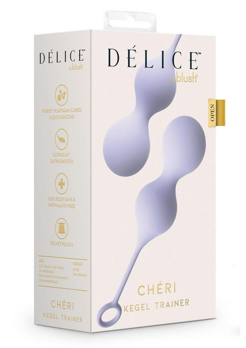 Load image 1 in gallery view. Delice ChÃ©ri Silicone Weighted Kegel Trainer - Purple
