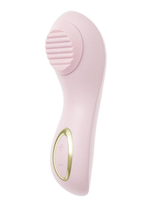 Load image 1 in gallery view. Delice Dahlia Rechargeable Silicone Stimulating Personal Massager - Pink