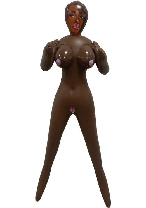 Load image 1 in gallery view. Delicious Destiny Inflatable Doll - Chocolate - Chocolate