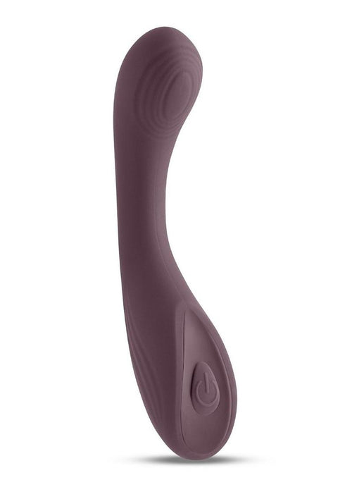 Load image 1 in gallery view. Desire Collection Pure Rechargeable Silicone Vibrator - Purple