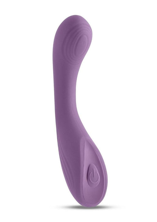 Load image 1 in gallery view. Desire Collection Pure Rechargeable Silicone Vibrator - Gray/Grey