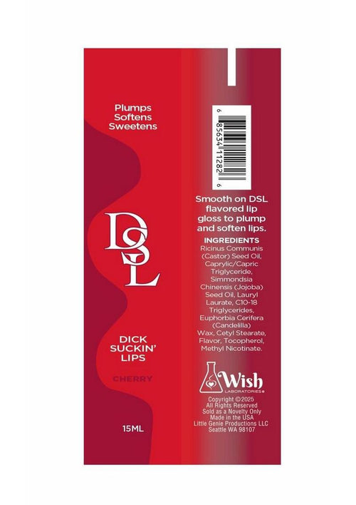 Load image 1 in gallery view. Dsl Dick Sucking Lips Plumping Serum - Cherry