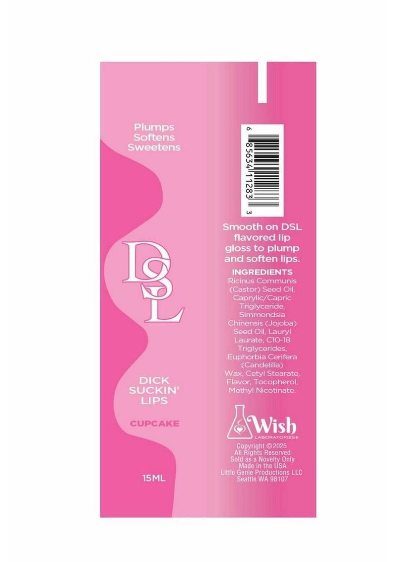 Little Genie DSL lip plumping serum, cupcake