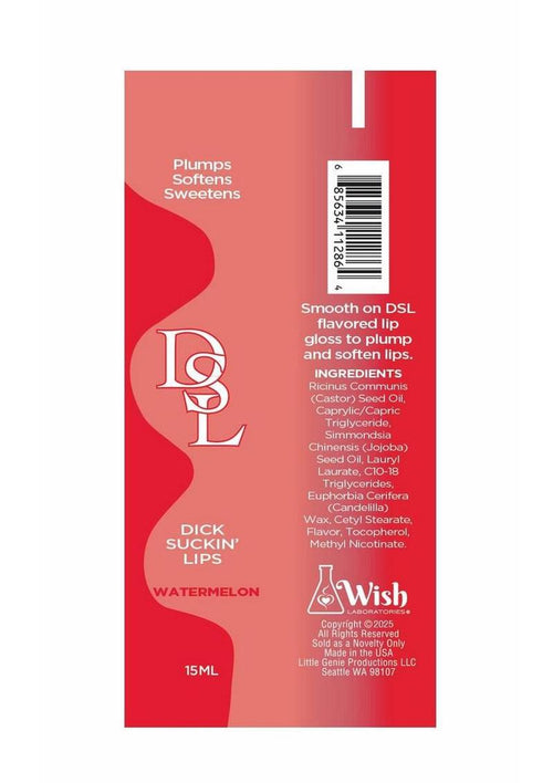 Load image 1 in gallery view. Dsl Dick Sucking Lips Plumping Serum - Watermelon