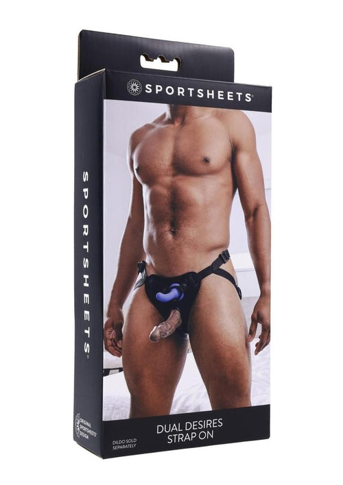 Load image 1 in gallery view. Dual Desires Strap-On - Black