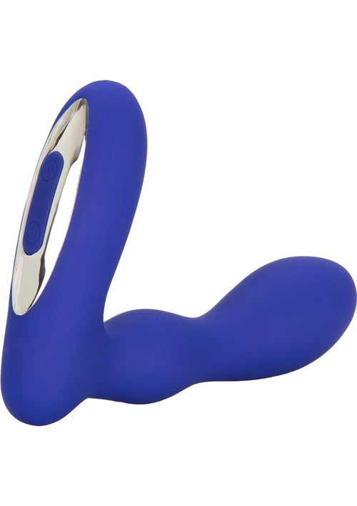 Load image 1 in gallery view. Eclipse Rechargeable Silicone Pleasure Probe Butt Plug - Blue