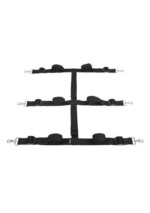Load image 1 in gallery view. Edge Extreme Under The Bed Bondage System - Black