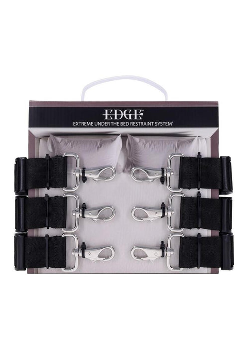 Load image 1 in gallery view. Edge Extreme Under The Bed Bondage System - Black