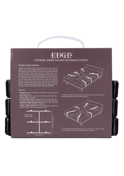 Load image 1 in gallery view. Edge Extreme Under The Bed Bondage System Edge