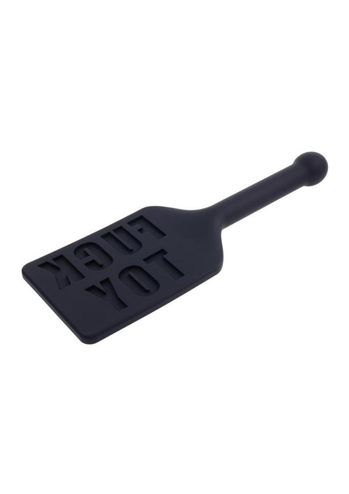 Load image 1 in gallery view. Edge Fuck Toy Silicone Paddle - Black