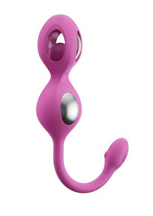 Load image 1 in gallery view. Elektra App Control E-Stim Kegel Training - Pink/Silver - 5 Piece/Set