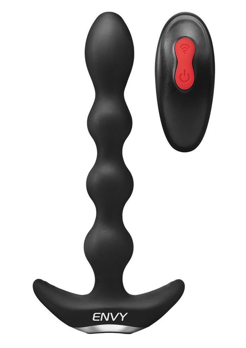 Load image 1 in gallery view. Envy Toys Deep Reach Remote Controlled Rechargeable Silicone Vibrating Anal Beads - Black