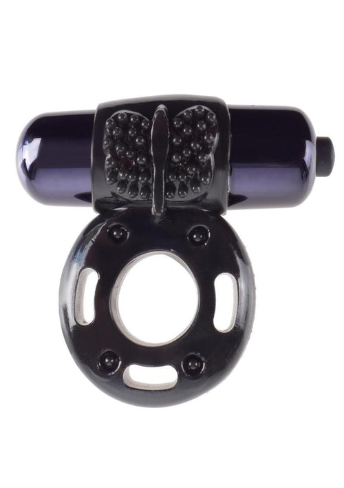 Load image 1 in gallery view. Fantasy C-Ringz Vibrating Super Cock Ring with Bullet - Black