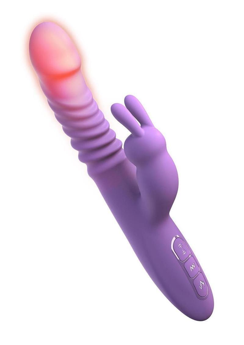 Fantasy For Her Thrusting Silicone Rabbit Multi Function Rechargeable Waterproof Fantasy For Her