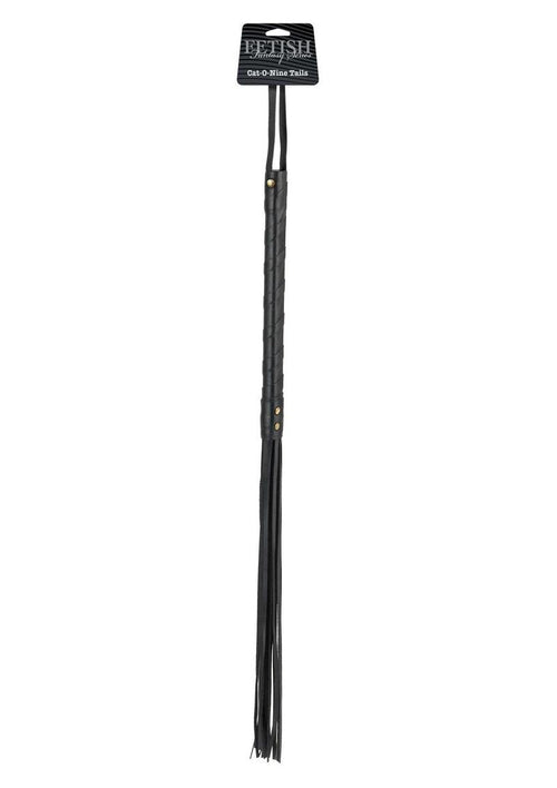 Load image 1 in gallery view. Fetish Fantasy Series Limited Edition Cat-O-Nine Tails Leather - Black