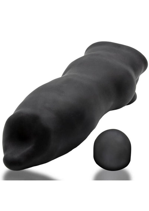 Load image 1 in gallery view. Fido Slim Velvet Smooth Beast Cocksheath Night Edition - Black