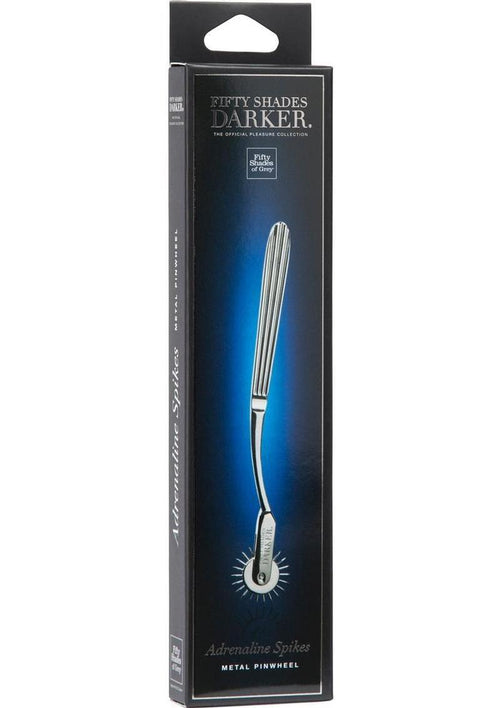 Load image 1 in gallery view. Fifty Shades Darker Adrenaline Spikes Metal Pinwheel - Metal/Silver